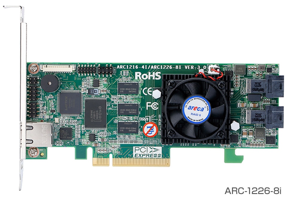 Areca ARC-1226-8I SFF-8643 RAIDアダプタ｜ARC-1226-8I