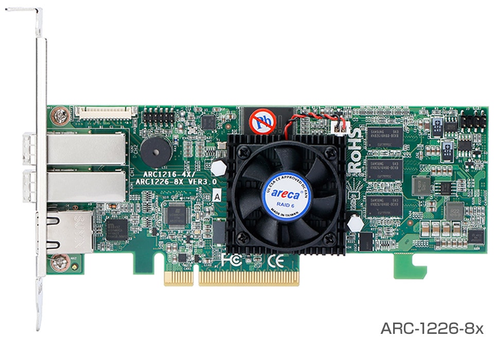 Areca ARC-1226-8X SFF-8644 RAIDアダプタ (ARC-1226-8X)