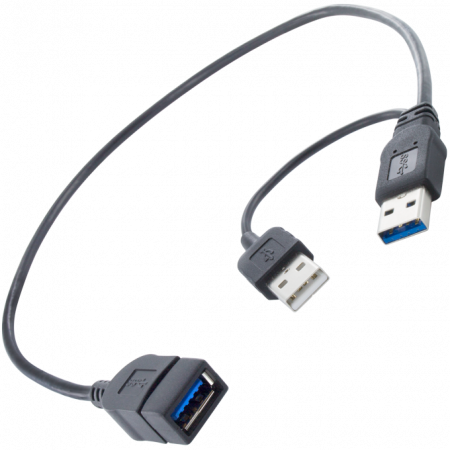 Apricorn Aegis Padlock Series/Aegis Fortress用USB Y字ケーブル｜USB3-Y