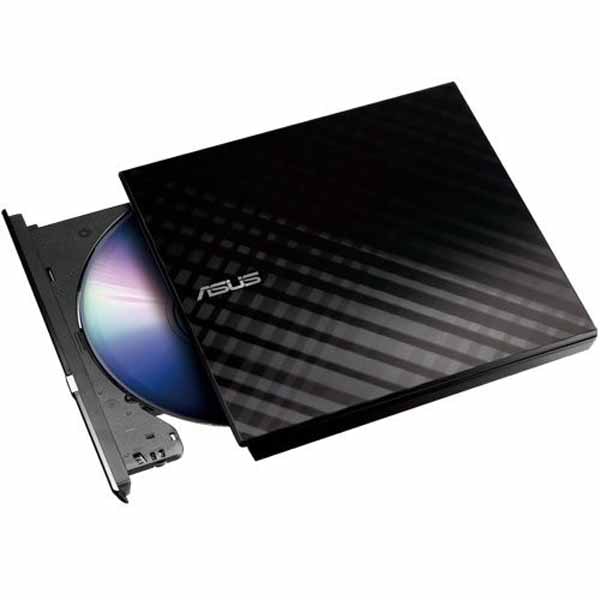 ASUS 外付けスリムタイプDVDドライブ(日本語パッケージ・ブラック)｜SDRW-08D2S-U LITE/BLK/G/AS/J