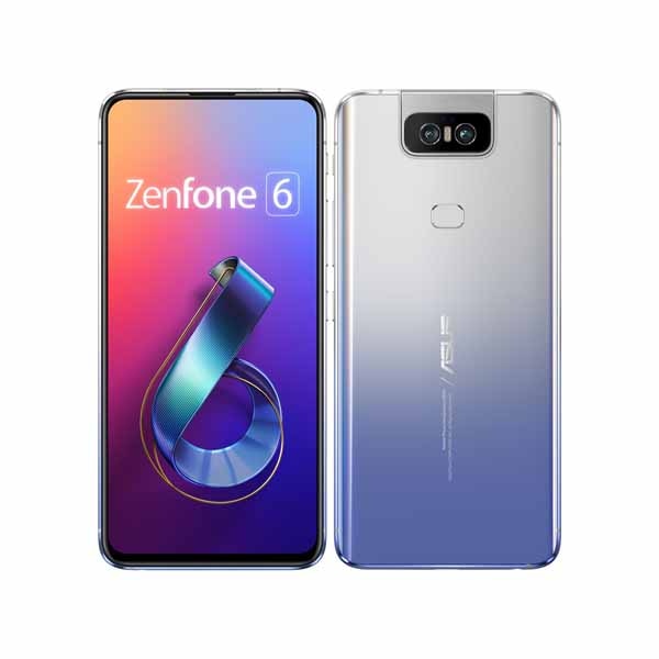 ASUS Zenfone 6 トワイライトシルバー/6.4”2340x1080(FHD+)/Android 9.0/Qualcomm Snapdragon 855｜ZS630KL-SL128S6