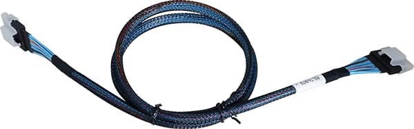 Areca SFF-8654 74P to SFF-8654 74P ケーブル 1m 85ohm｜26II-1C5454-1M00