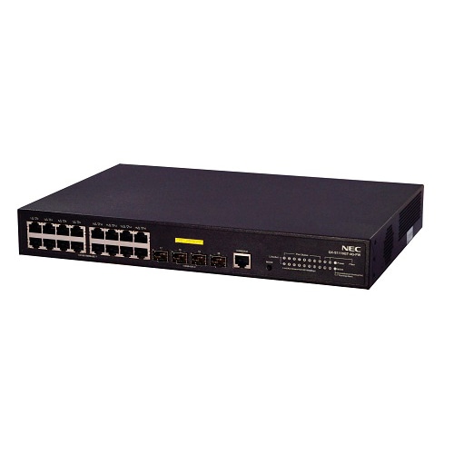 NEC QX-S1116GT-4G-PW 1GbEベーシックPoE+・レイヤ2スイッチ 基本部(AC)｜B02014-01107