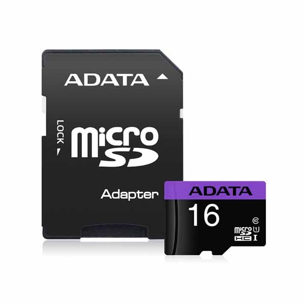ADATA microSDHCメモリーカード 16GB U1 C10｜AUSDH16GUICL10-RA1