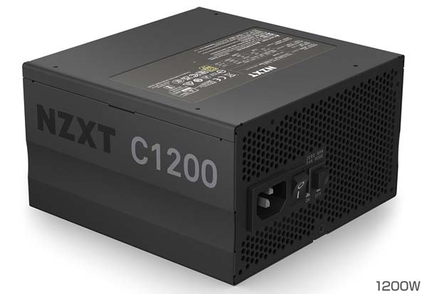 【アウトレット特価・新品】NZXT C1200 電源ユニット 80 Plus Gold 認証 [ 定格 1200W 出力 ] ｜PA-2G1BB-JP