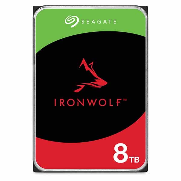 Seagate IronWolf 容量8TB SATA6Gb/s 5400rpm 256MB 512e HDD/3.5インチ｜ST8000VN002