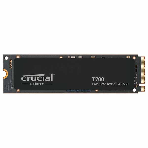 Micron(Crucial) 容量4TB M.2(2280) TLC NAND 3.8mm NVMe/PCIe Gen5 Read12400MB/s Write11800MB/s TBW(2400TB) ｜CT4000T700SSD3JP