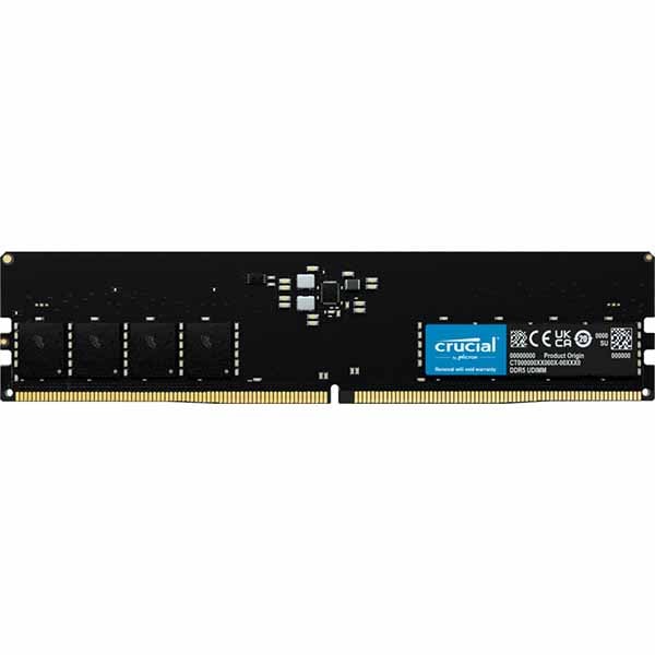 Micron(Crucial) 32GB(32GBx1) DDR5 5600 (PC5-44800) CL46 UDIMM (16Gbit)｜CT32G56C46U5