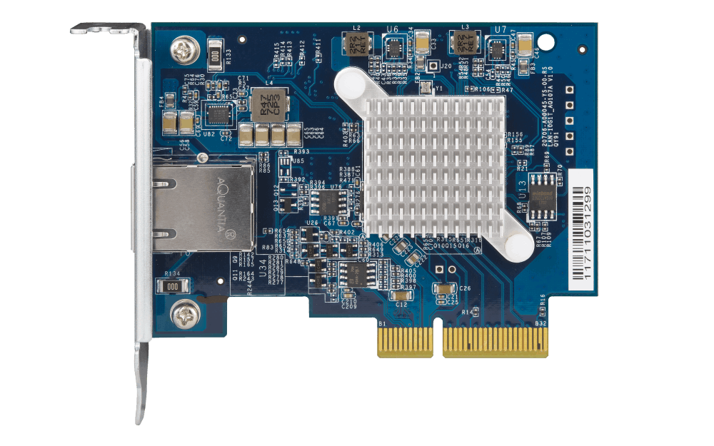 QNAP QXG-10G1T 10GbEネットワーク拡張カード｜QXG-10G1T