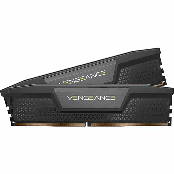 Corsair 96GB(48GBx2) DDR5 5200MT/s (PC5-41600) 38-38-38-84 UDIMM XMP 3.0 VENGEANCE ブラック 1.25V｜CMK96GX5M2B5200C38
