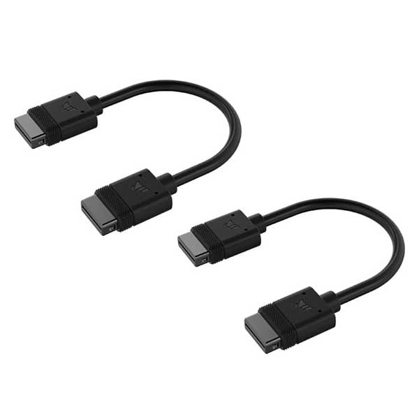 Corsair iCUE LINK Cable 100mm ストレートケーブル 100mm長×2｜CL-9011121-WW