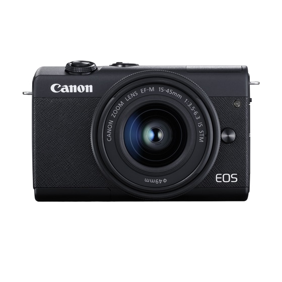 CANON ミラーレスカメラ EOS M200(ブラック)･EF-M15-45 IS STM レンズキット｜3699C008