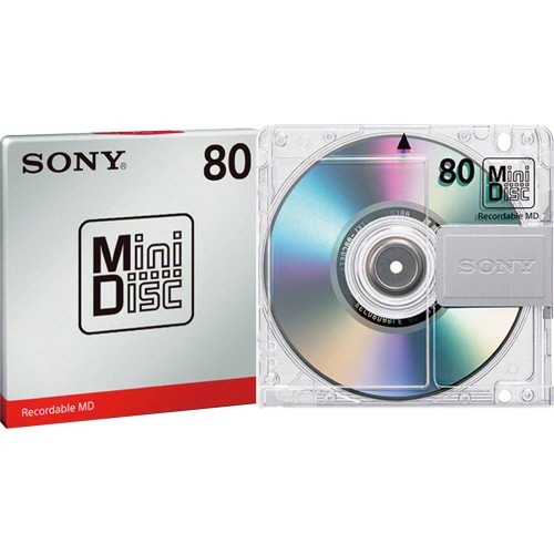 SONY ミニディスク 80分 1枚｜MDW80T