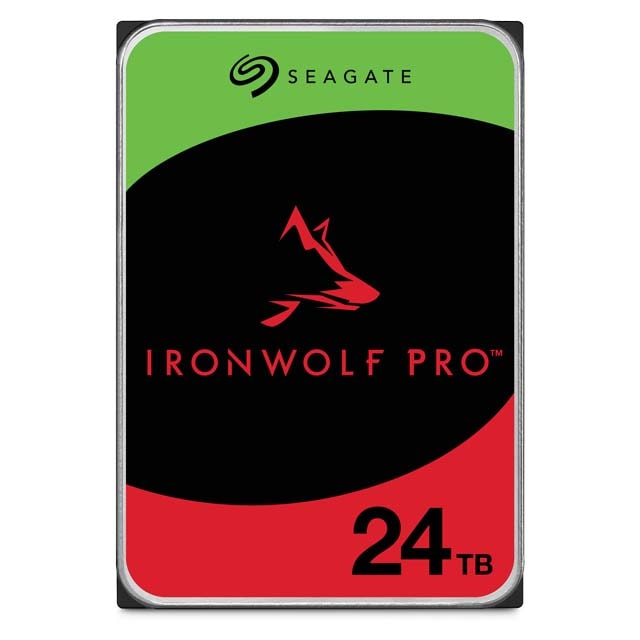 Seagate IronWolf Pro 容量24TB 3.5インチSATA 6Gb/s 26.11mm｜ST24000NT002