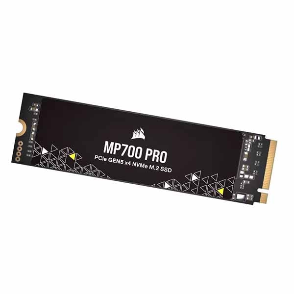 Corsair MP700 PRO PCIe Gen. 5 x4 M.2 NVMe SSD 4TB (no heatsink); 12400MB/s / 11800MB/s; 3000TBW｜CSSD-F4000GBMP700PNH