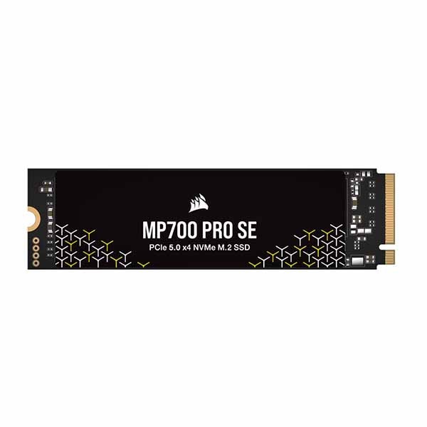 Corsair MP700 PRO SE 4TB Gen.5 x4 PCIe NVMe M.2 SSD(no heatsink); 14000MB/s / 12000MB/s; 3000TBW｜CSSD-F4000GBMP700PNHS