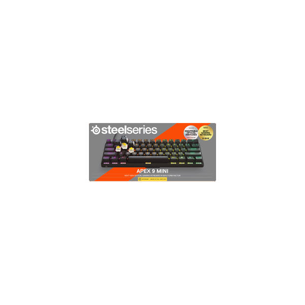 SteelSeries 64837J SteelSeries Apex 9 Mini US(RE) ミニゲーミングキーボード｜64837J