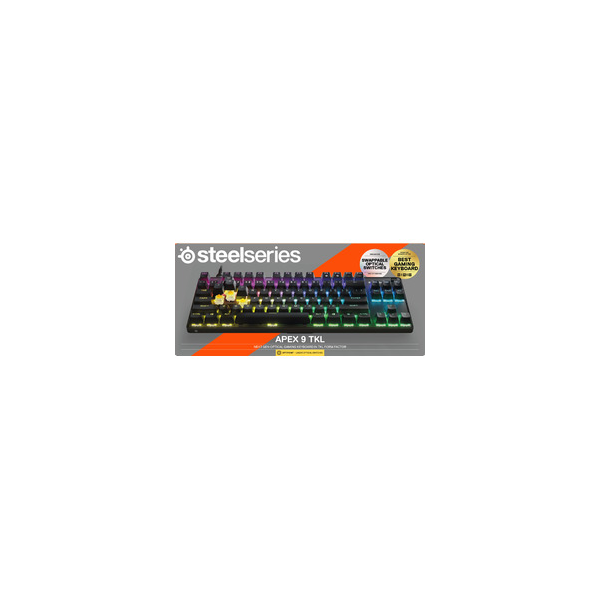 SteelSeries 64847J SteelSeries Apex 9 TKL US(RE) オプティカルスイッチTKLゲーミングキーボード｜64847J