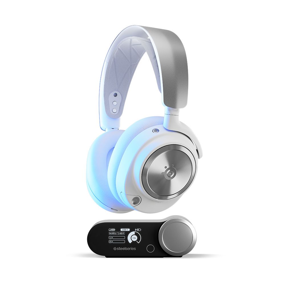 SteelSeries Arctis Nova Pro WL PS White(RE) PlayStation用ワイヤレスゲーミングヘッドセット ホワイト｜61526J