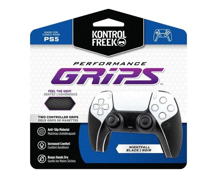 SteelSeries 4777-PS5 Kontrolfreek Performance Grips Black PS5 コントローラー用アクセサリー｜4777-PS5