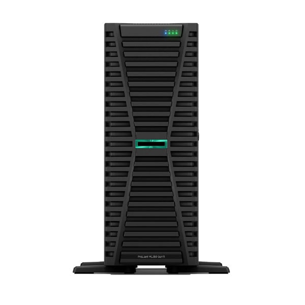 HP ML350 G11 Xeon Silver 4410Y 2.0GHz 1P12C 32GB 8SFF MR408i-o/4GB 800W電源 BCM5719-T4 1Gbx4 RPS対応 1ソケットエントリータワー型サーバー｜P53566-291