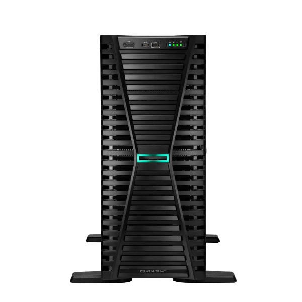 HP ML110 G11 Xeon Silver 4410Y 2.0GHz 1P12C 32GB 8SFF Intel VROC 800W電源 1Gbx2 RPS対応 タワー型サーバー｜P55536-291