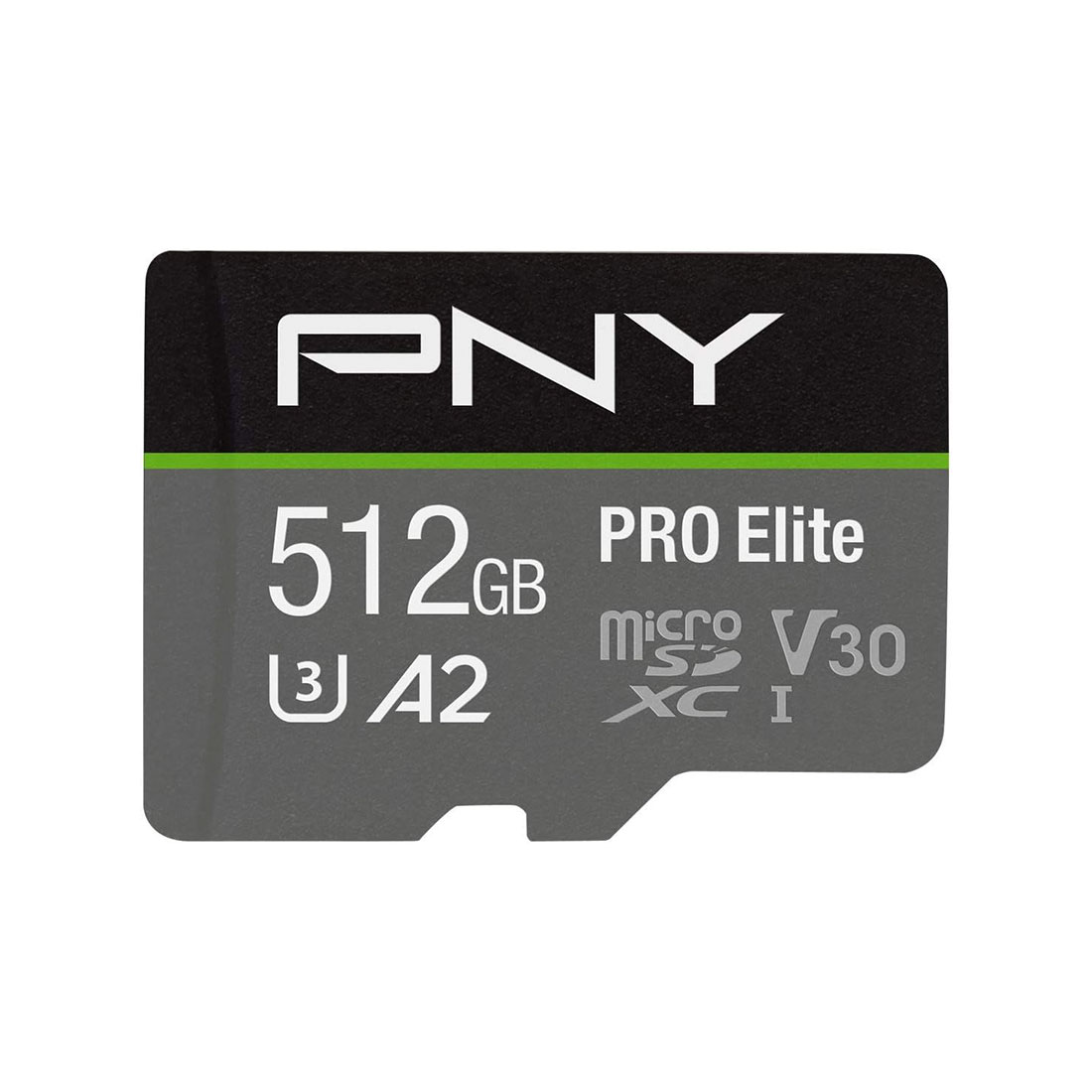 PNY Pro Elite U3 microSD 容量512GB ブラック｜P-SDUX512U3100PRO-GE