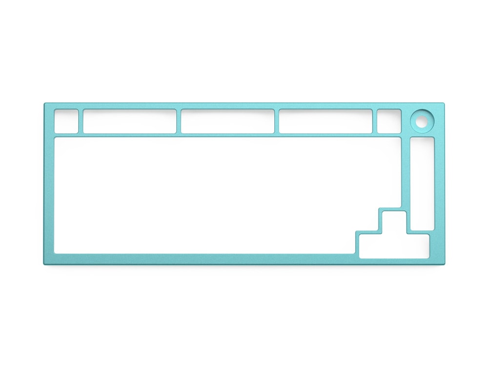 Glorious GMMK PRO 75% Alternative Top Frame - Aqua Blue キーボード用トップフレーム アクアブルー｜GLO-ACC-P75-TF-O