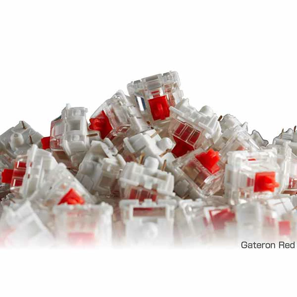 【アウトレット特価・新品】Glorious Gateron Red (120) Gateron製キースイッチセット リニア｜GAT-RED
