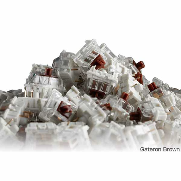 【アウトレット特価・新品】Glorious Gateron Brown (120) Gateron製キースイッチセット タクタイル｜GAT-BROWN
