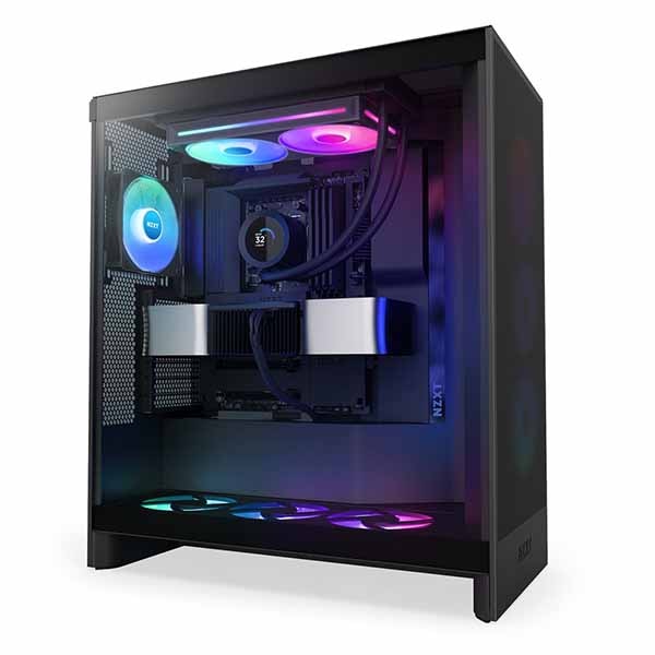 NZXT Kraken Plus 240 RGB v2(Black) 240mm RGB AIO液体クーラー 1.54インチLCD付き ブラック|RL-KR240-B2 - 画像 (10)