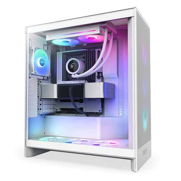 NZXT Kraken Plus 240 RGB v2(White) 240mm RGB AIO液体クーラー 1.54インチLCD付き ホワイト|RL-KR240-W2 - 画像 (10)