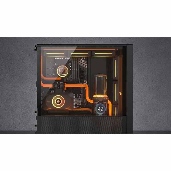 Corsair Hydro X Series iCUE LINK XD6 RGB ELITE LCD (Pump reservoir unit) カスタム水冷用ポンプ/リザーバーコンボ ブラック|CX-9040015-WW - 画像 (10)