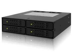 Cremax ICYDOCK 4 x 2.5インチSATA＆SAS HDD/SSD搭載用モジュールケース 5インチベイサイズ対応 (MB994SP-4S)