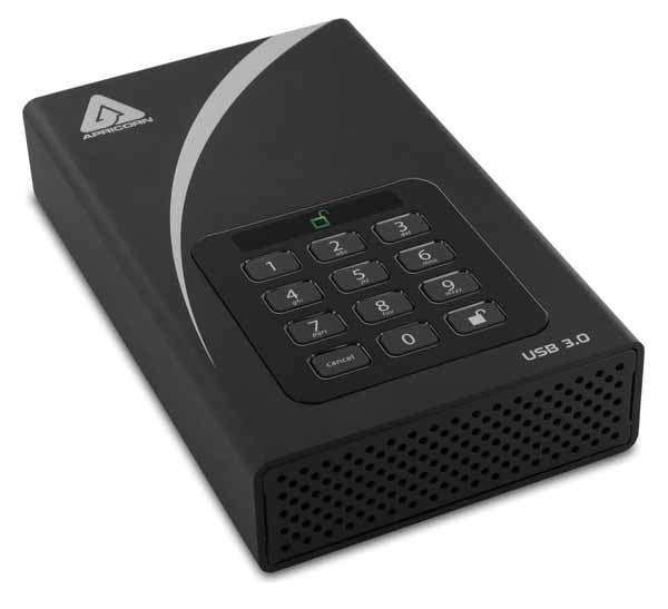 Apricorn Aegis Padlock DT FIPS - USB 3.0 Desktop Drive 暗証番号対応 3.5インチ外付けHDD FIPS 140-2 Level2認定取得 12TB｜ADT-3PL256F-12TB(R2)
