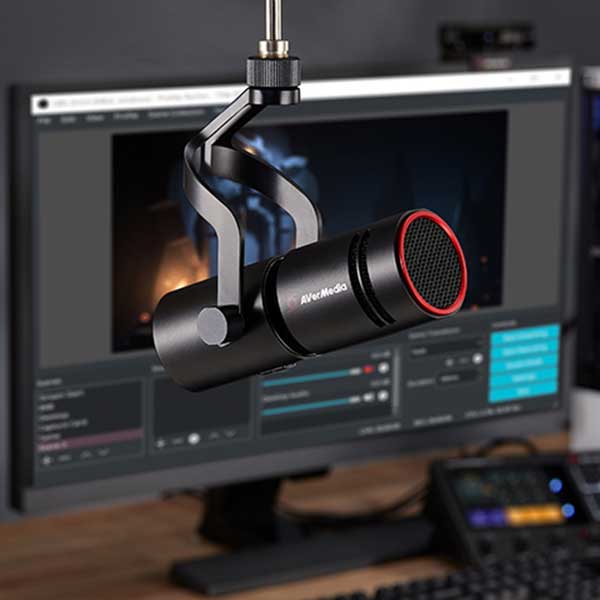 AVerMedia TECHNOLOGIES LIVE STREAMER MIC 330 クリエイター向けダイナミックマイク|AM330 - 画像 (8)