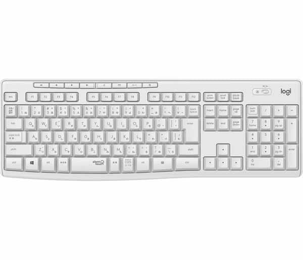 ロジクール K295OW サイレント ワイヤレスキーボード オフホワイト