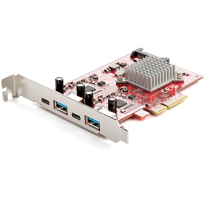 StarTech 4ポート増設PCI Expressインターフェースカード/10Gbps USB 3.1 Gen2拡張カード｜PEXUSB312A2C2V