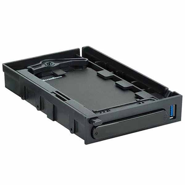SilverStone MS06 9.5mm厚2.5”HDD/SSDが装着可能な 最小モバイルHDD/SSDエンクロージャー リムーバブルケース｜SST-MS06