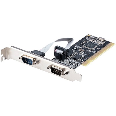 StarTech シリアル2ポート増設PCIカード/標準・ロープロファイル対応｜PCI2S5502