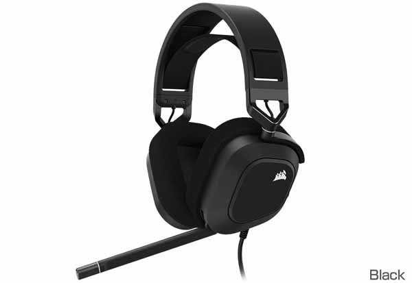 Corsair HS80 RGB USB Carbon 7.1chサラウンド対応 ゲーミングヘッドセット ブラック｜CA-9011237-AP