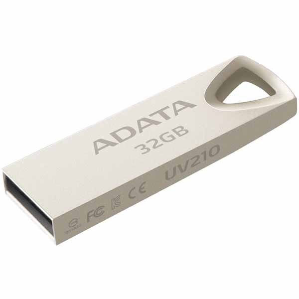 ADATA UV210 USBフラッシュドライブ 32GB USB2.0 メタリック仕上げ｜AUV210-32G-RGD