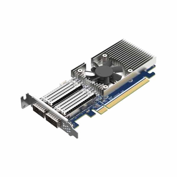 QNAP 100G2SF-CX6 低遅延の2ポート超高速100GbEネットワーク拡張カード