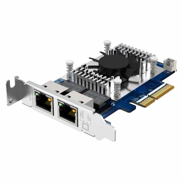 QNAP 10G2TB Marvell AQtion Controller AQC113C搭載の10GbEネットワーク拡張カード