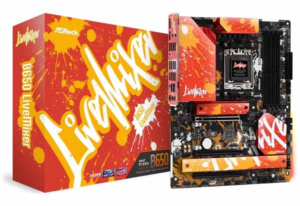 ASRock B650 LiveMixer ストリーマー向けATXマザーボード｜B650 LiveMixer