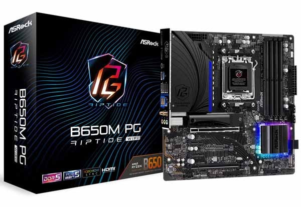 ASRock B650M PG Riptide WIFI microATXマザーボード｜B650M PG Riptide WIFI