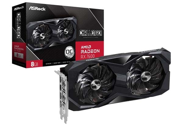 ASRock Radeon RX 7600 Challenger 8GB OC グラフィックボード｜RX7600 CL 8GO