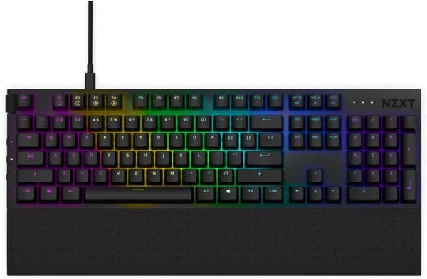 NZXT FUNCTION モジュラー式メカニカルキーボード [ 黒 ]｜KB-1FSUS-BR