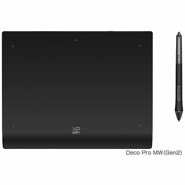 XP-PEN Deco Pro MW(Gen2) Bluetooth接続に対応 ペンタブレット｜MT0962B_ACK05