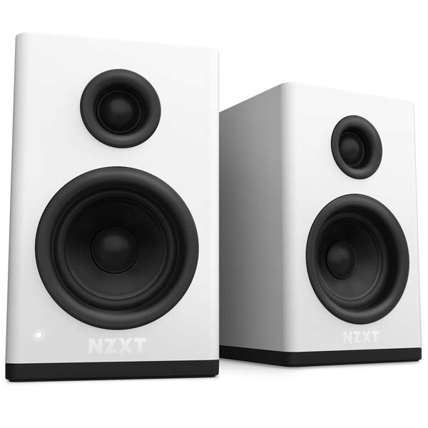 NZXT Relay Speakers White PCゲーマー向け デスクトップPCスピーカー ホワイト｜AP-SPKW2-JP